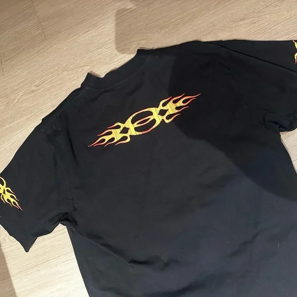 Balenciaga Black Graphic Men's Shirt